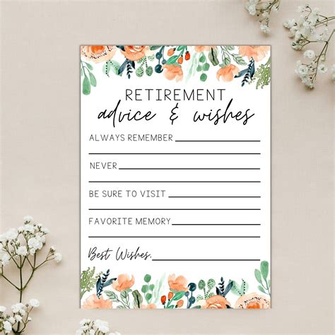 advice and wishes cards|retirement advice and wishes cards.